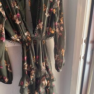 Floral Long Sleeve Dress